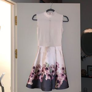 Ted Baker white dress.